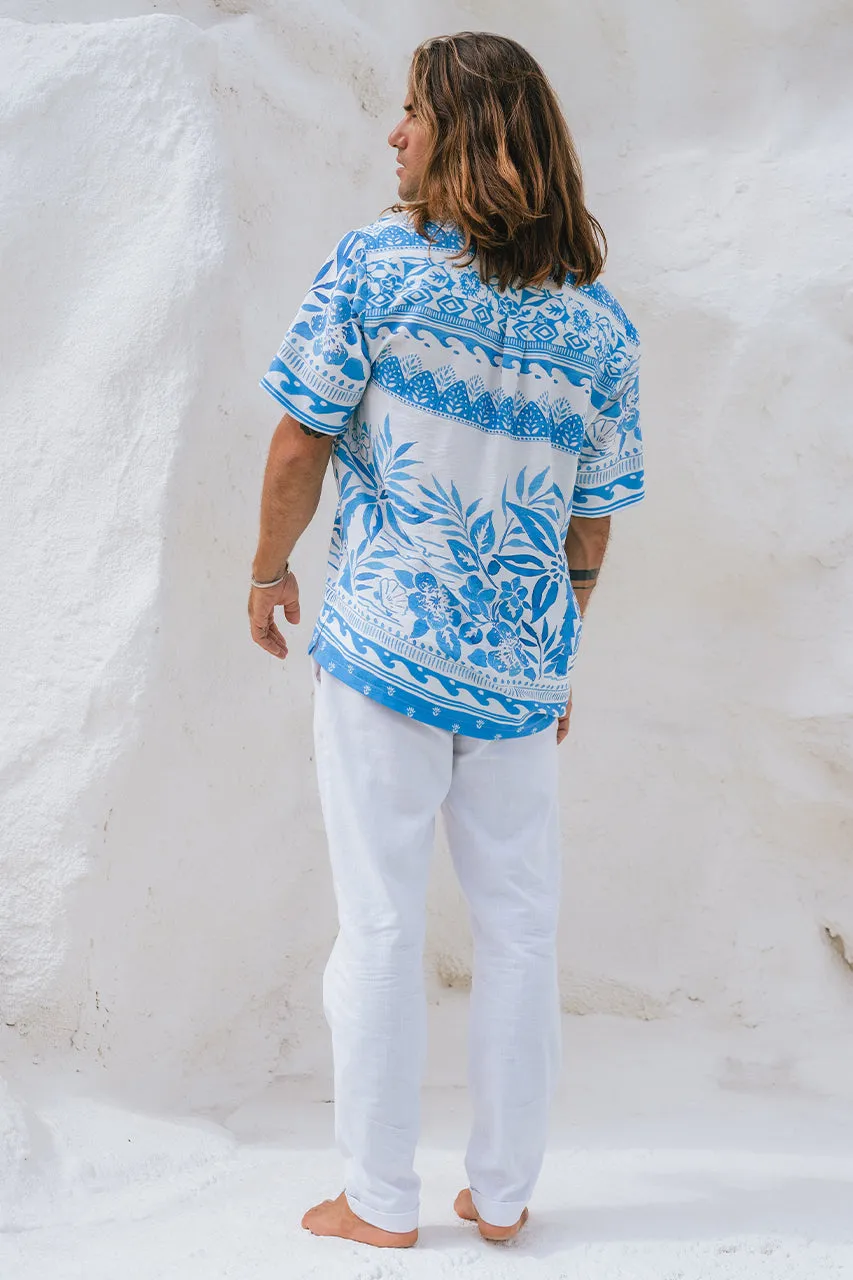 NIKOLAI SHIRT - MILOSA BLUE sold by Runaway The Label product image thumbnail 2