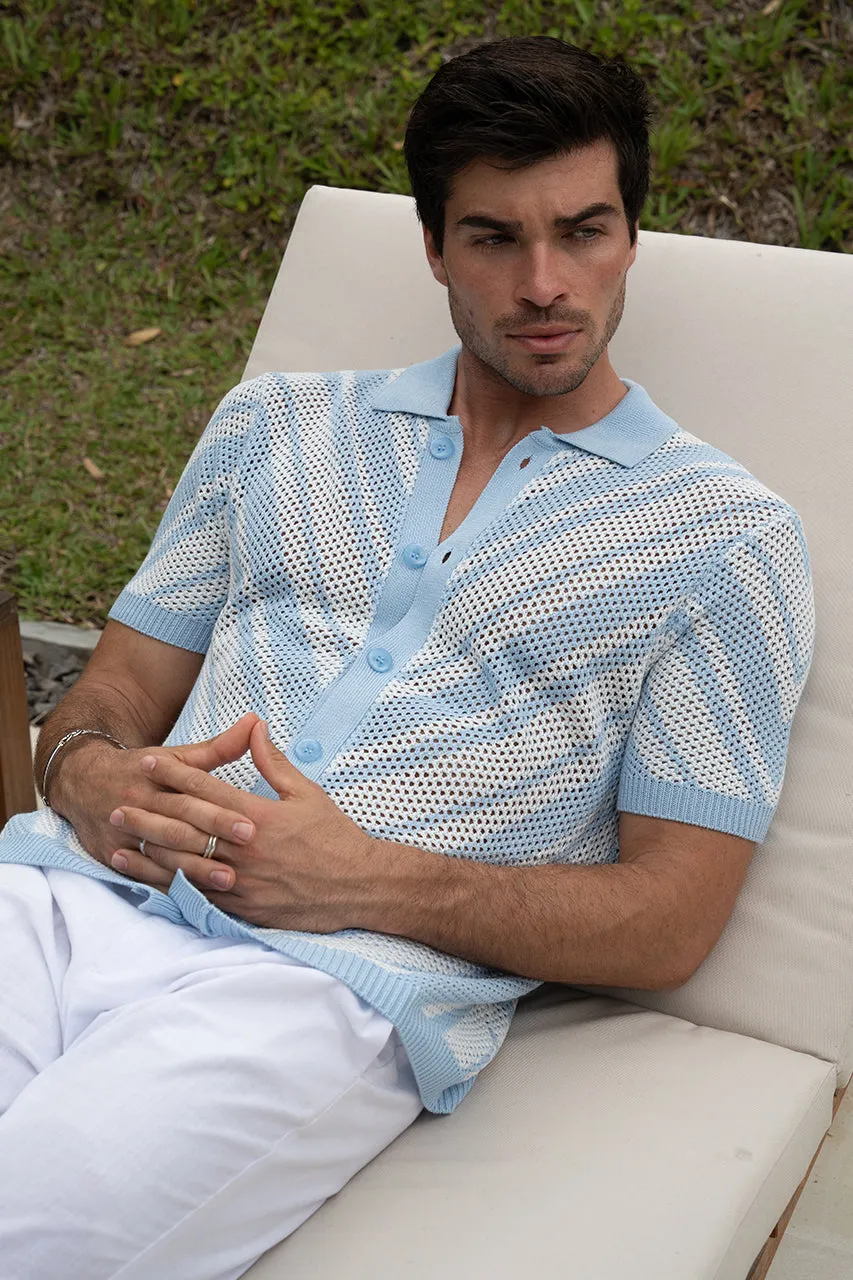 FINN SHIRT - BLUE/WHITE sold by Runaway The Label product image thumbnail 4