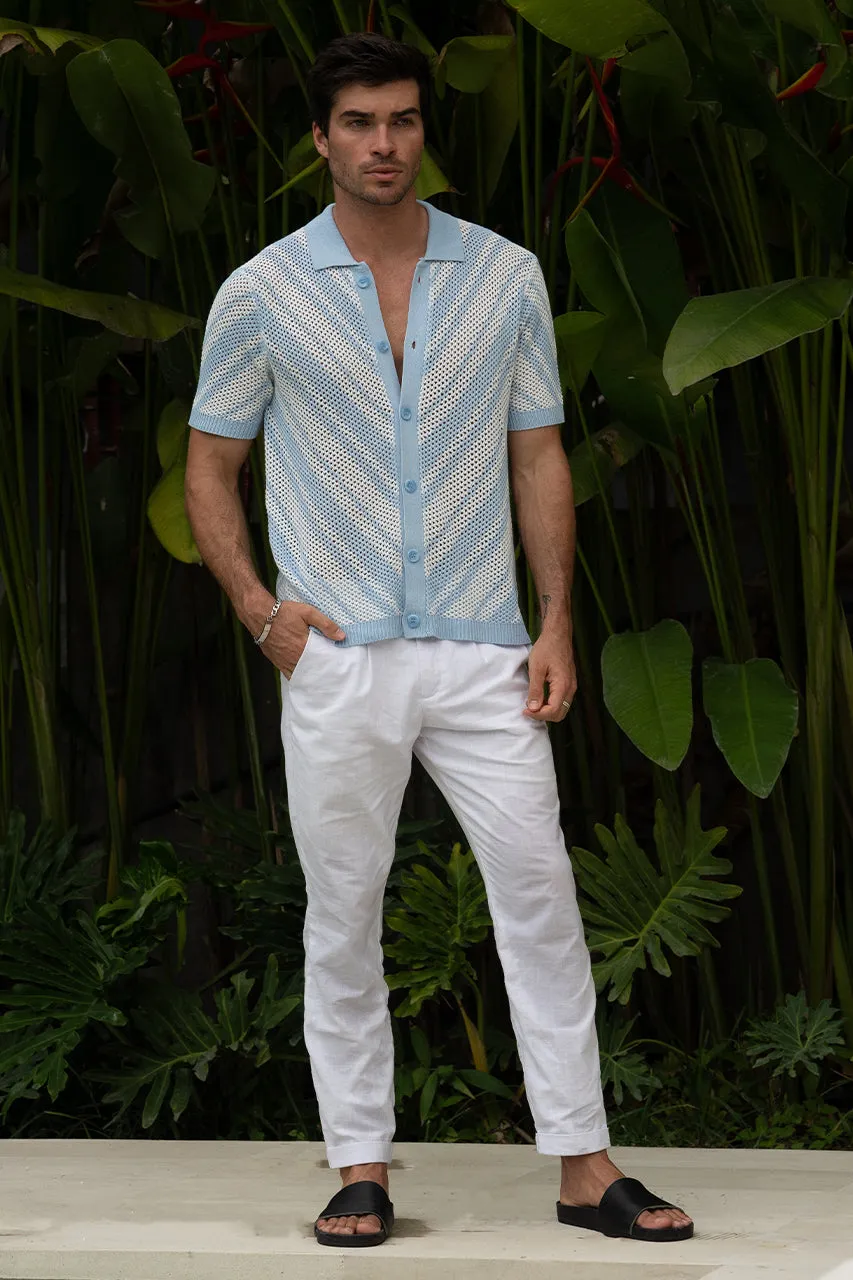 FINN SHIRT - BLUE/WHITE sold by Runaway The Label product image thumbnail 3