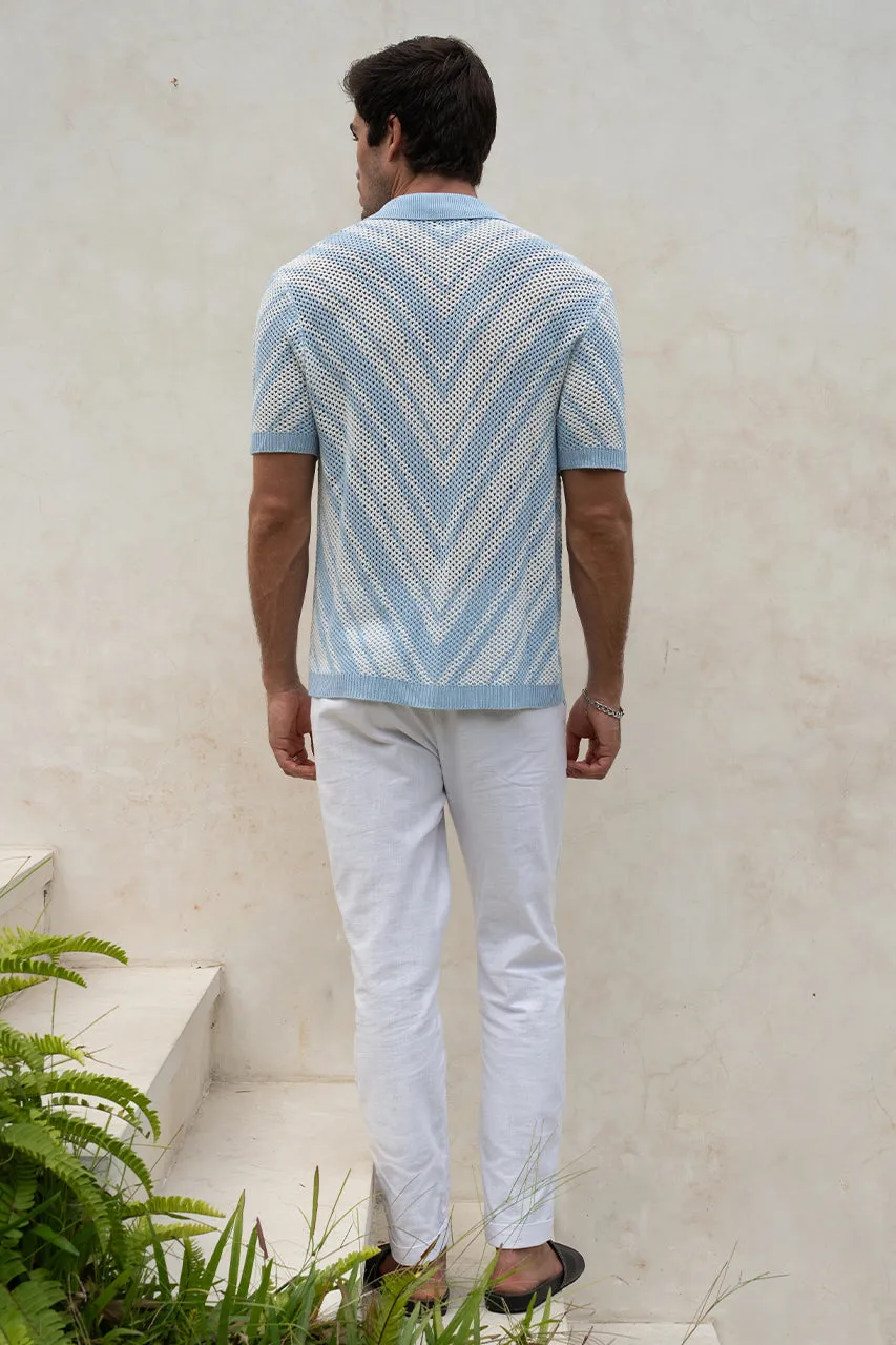 FINN SHIRT - BLUE/WHITE sold by Runaway The Label product image thumbnail 2
