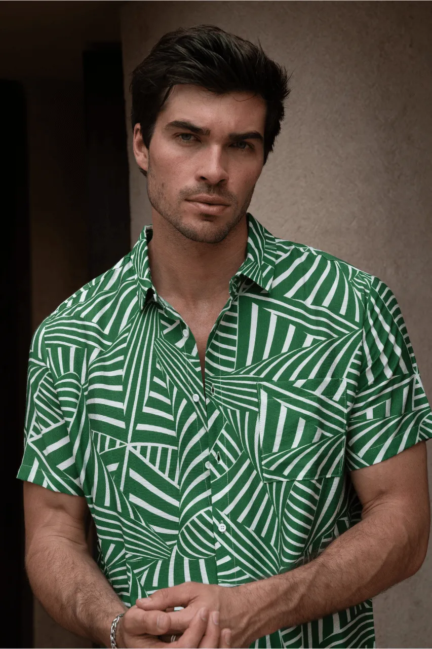 NATHAN SHIRT - NARNA GREEN sold by Runaway The Label product image thumbnail 4