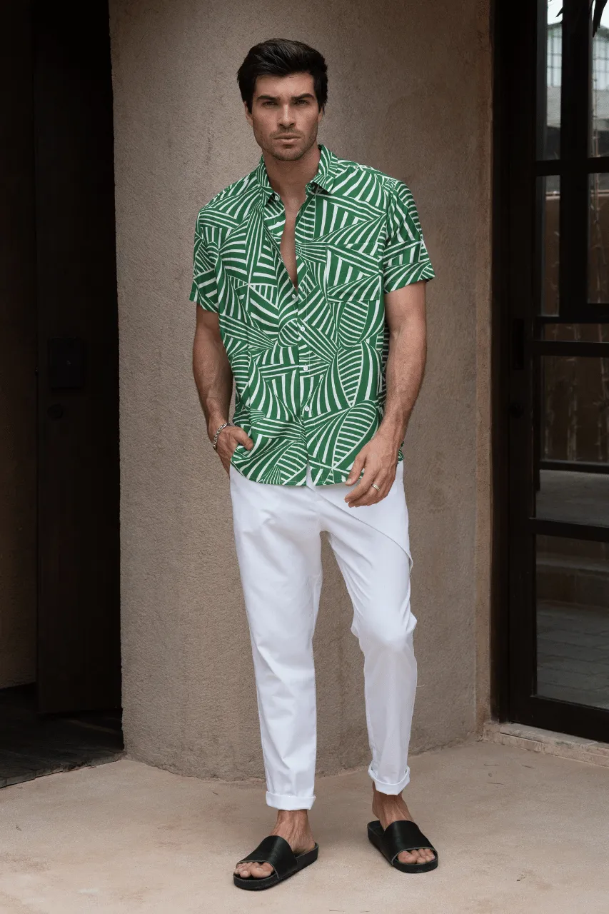 NATHAN SHIRT - NARNA GREEN sold by Runaway The Label product image thumbnail 3