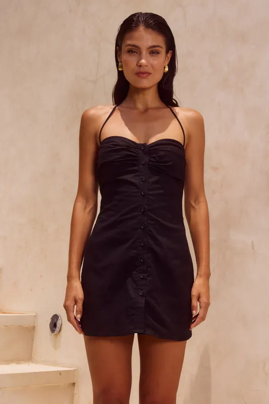 PERRI MINI DRESS - BLACK sold by Runaway The Label