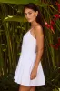 HENRIETTA MINI DRESS - WHITE sold by Runaway The Label