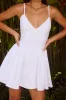HENRIETTA MINI DRESS - WHITE sold by Runaway The Label