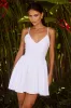 HENRIETTA MINI DRESS - WHITE sold by Runaway The Label