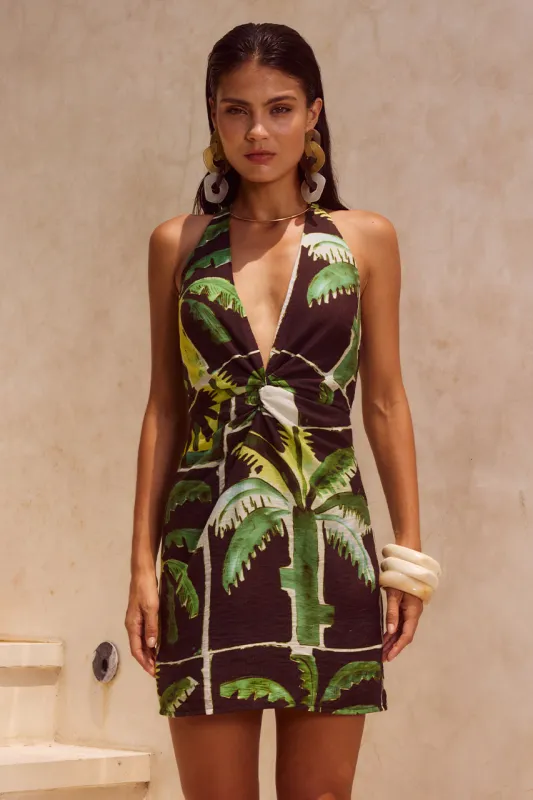 MIRANTO MINI DRESS - ARLO GREEN sold by Runaway The Label
