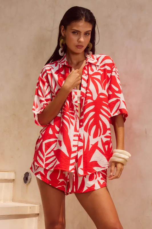 MATELO SHIRT - MATELO RED sold by Runaway The Label