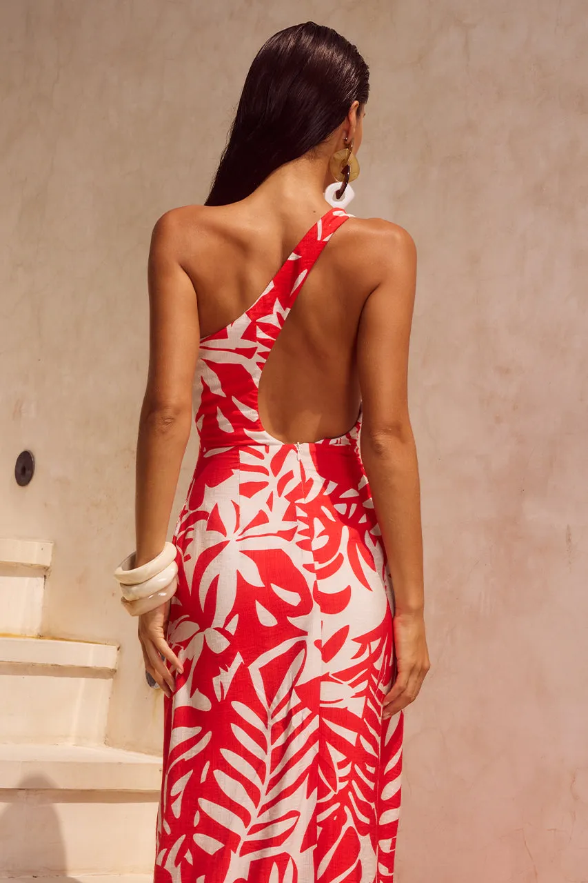 MATELO MIDI DRESS - MATELO RED sold by Runaway The Label product image thumbnail 4