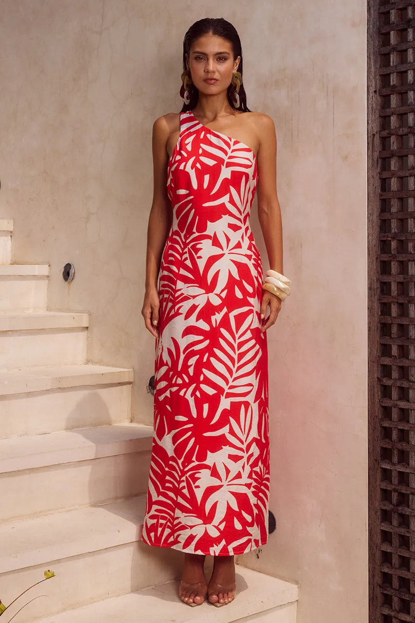 MATELO MIDI DRESS - MATELO RED sold by Runaway The Label product image thumbnail 3