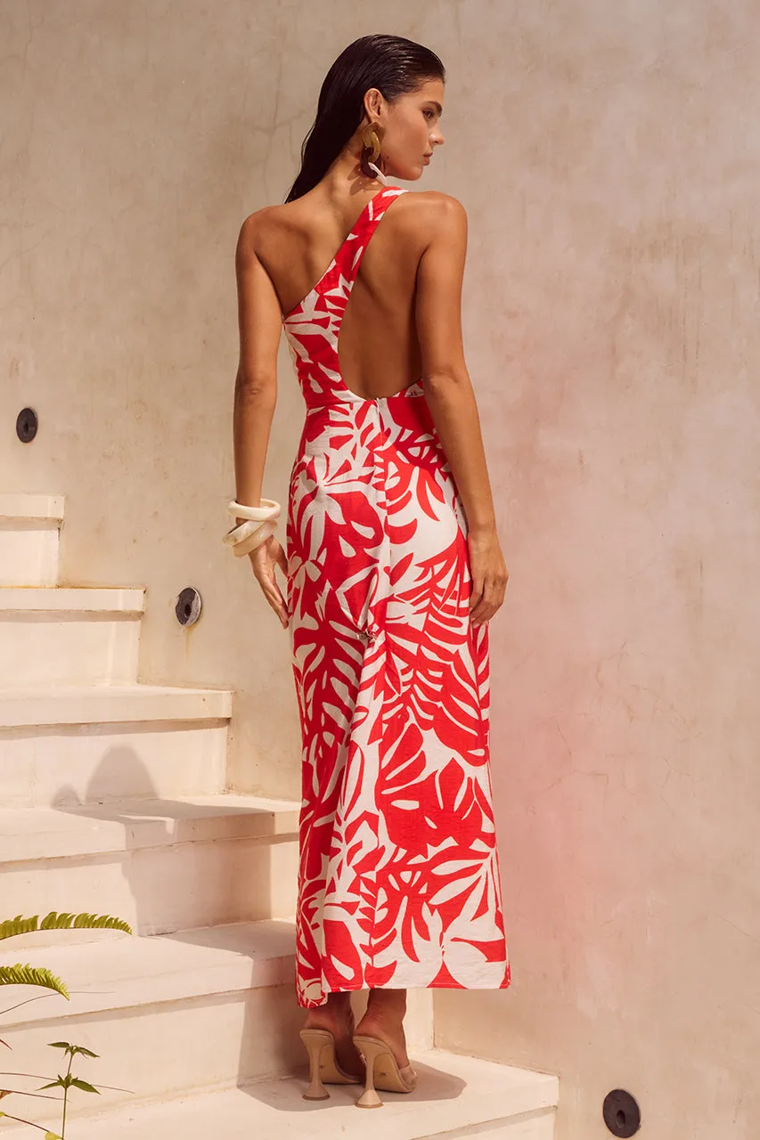 MATELO MIDI DRESS - MATELO RED sold by Runaway The Label product image thumbnail 2