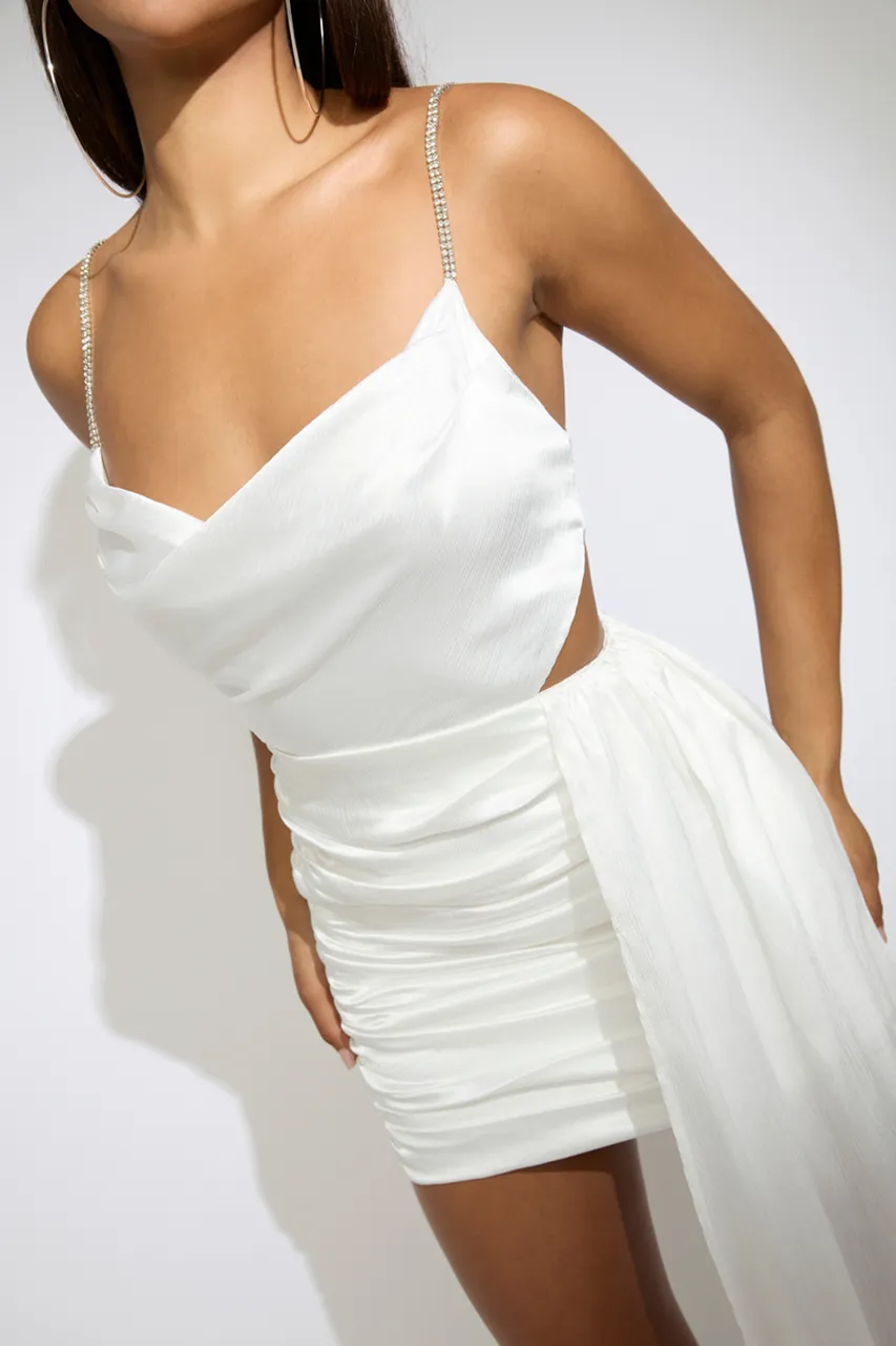 BLANCA MINI DRESS - WHITE sold by Runaway The Label product image thumbnail 2