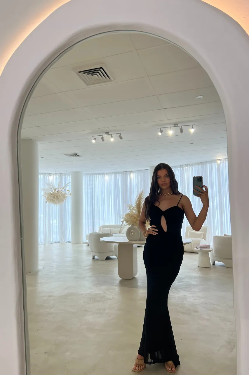 MARL MAXI DRESS - BLACK sold by Runaway The Label product image thumbnail 2