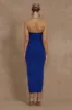 LUNA MIDI DRESS - ROYAL sold by Runaway The Label