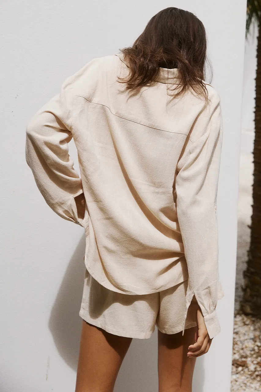 KIANA SHIRT - SAND sold by Runaway The Label product image thumbnail 2