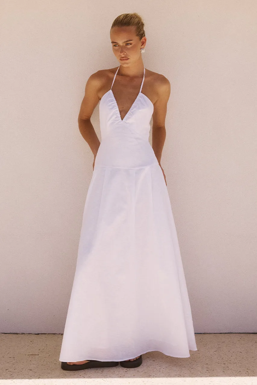 BRIONNI MAXI DRESS - WHITE sold by Runaway The Label product image thumbnail 3