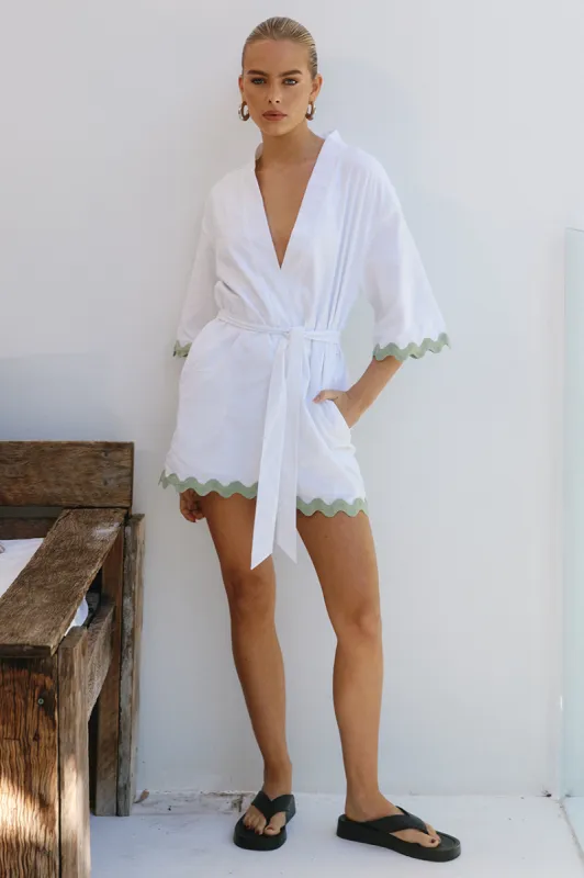 HARRY MINI DRESS - WHITE sold by Runaway The Label