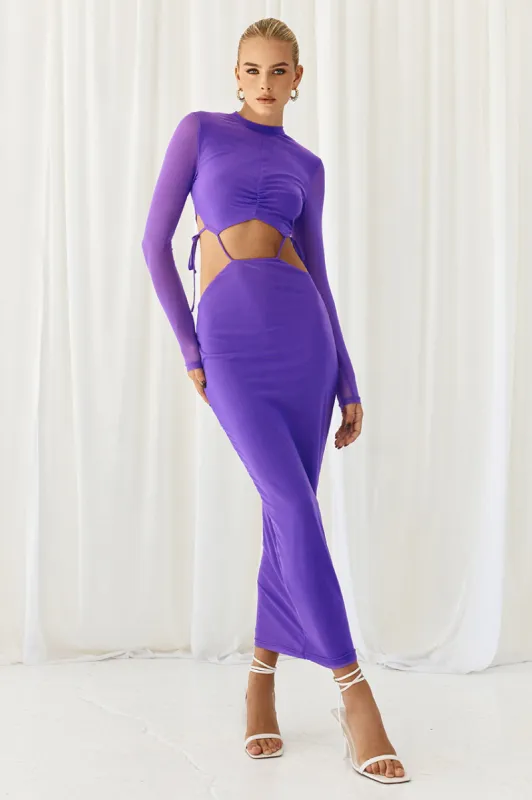 VILLA MIDI DRESS - PURPLE sold by Runaway The Label