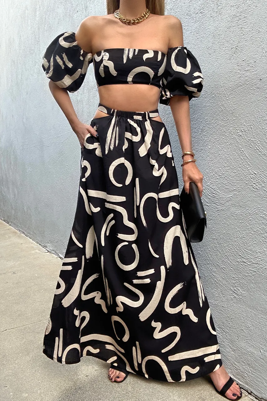 York Cotton Top - Black/Sand sold by Runaway The Label product image thumbnail 3