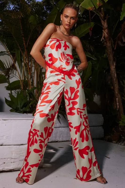 AVIANNA PANT - ORANGE BOTANICA sold by Runaway The Label