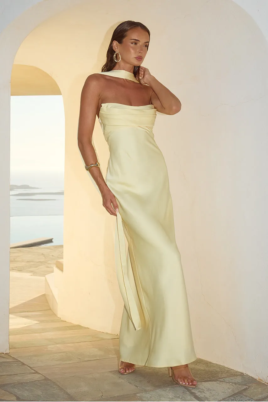 MADELEINE STRAPLESS MAXI DRESS - BUTTERMILK sold by Runaway The Label product image thumbnail 4
