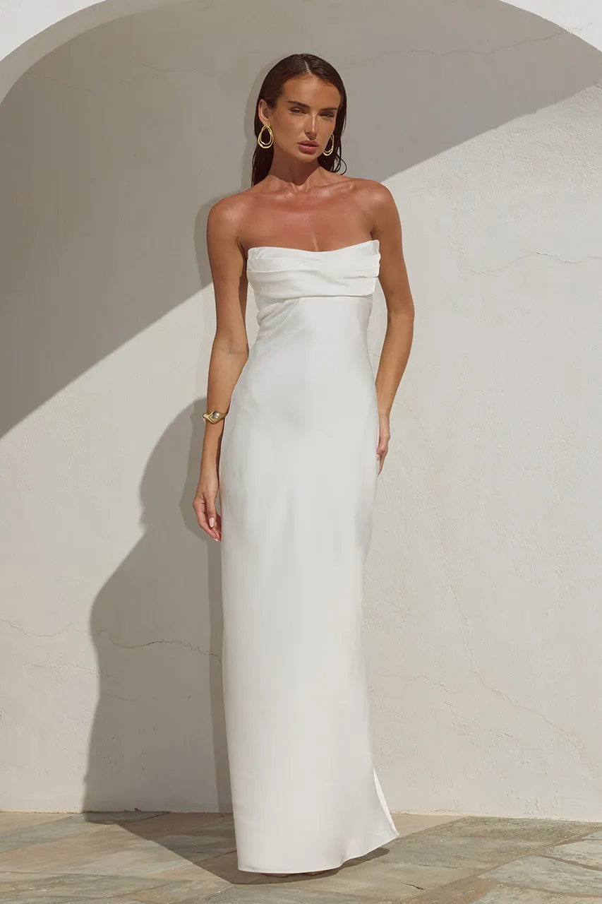 MADELEINE STRAPLESS MAXI DRESS - PEARL sold by Runaway The Label product image thumbnail 4