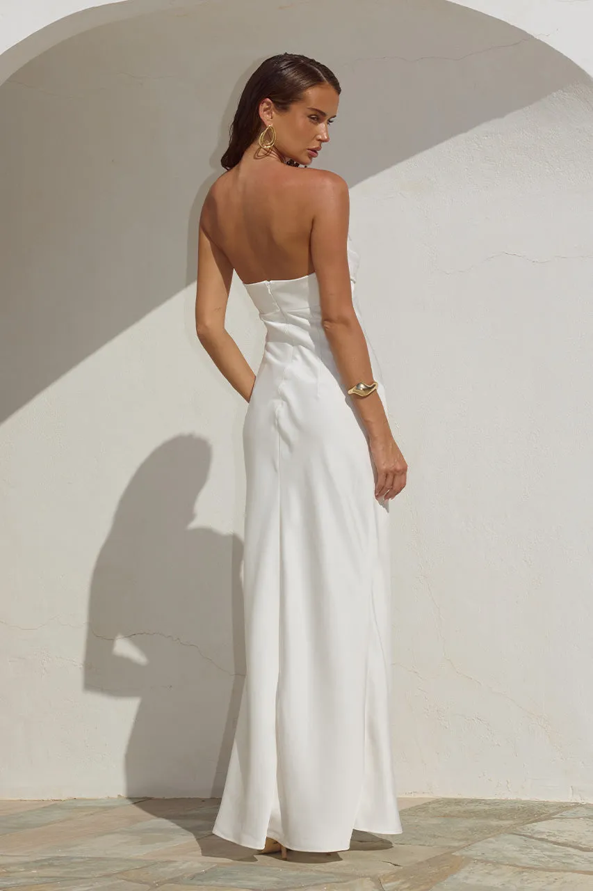 MADELEINE STRAPLESS MAXI DRESS - PEARL sold by Runaway The Label product image thumbnail 5