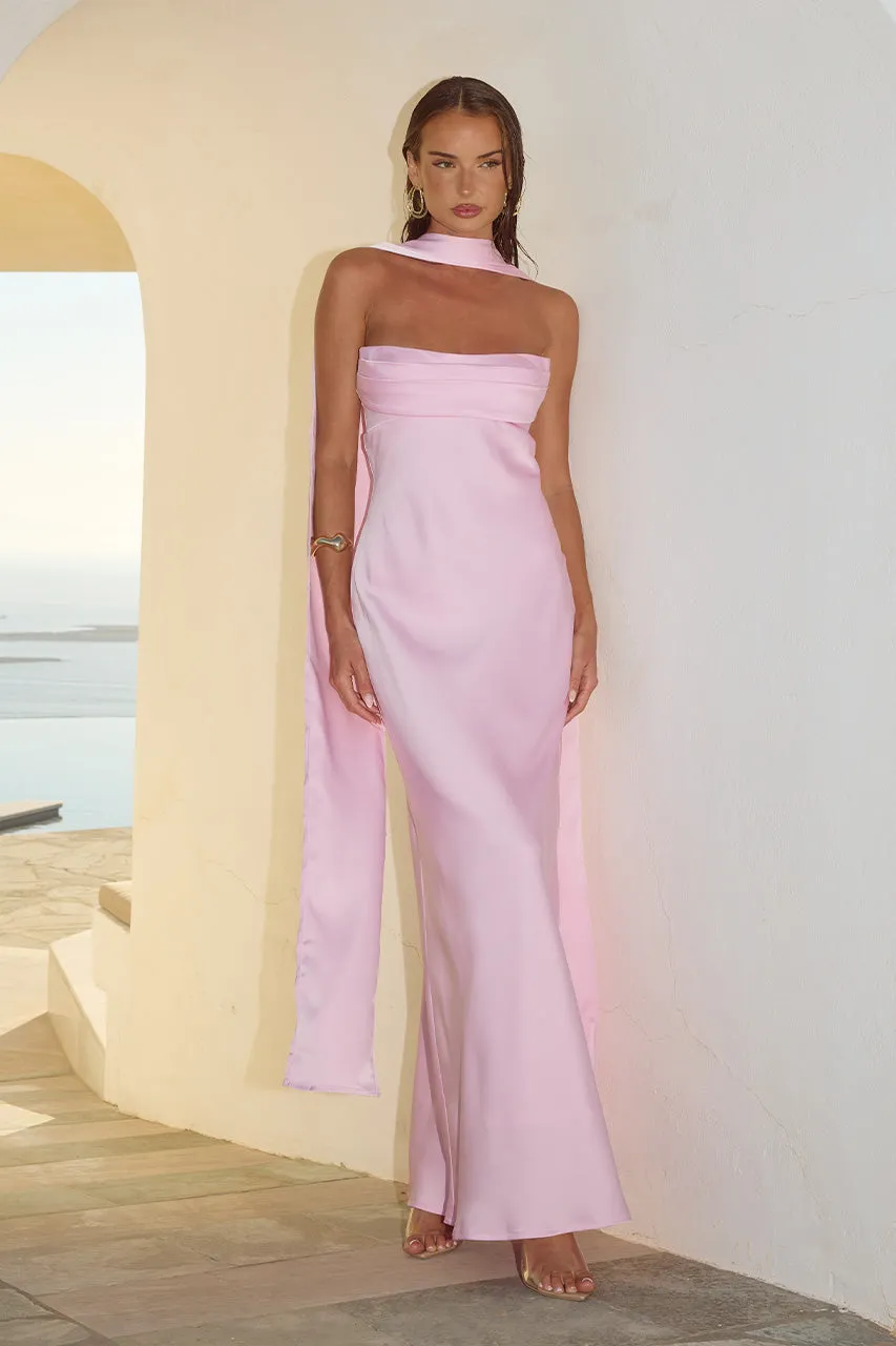 MADELEINE STRAPLESS MAXI DRESS - PETAL sold by Runaway The Label