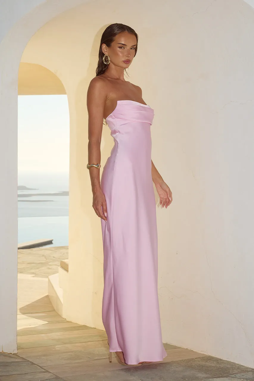 MADELEINE STRAPLESS MAXI DRESS - PETAL sold by Runaway The Label product image thumbnail 5