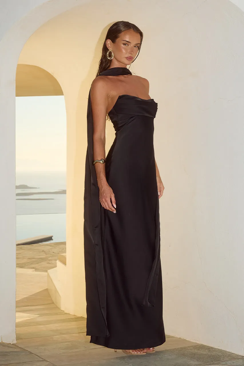 MADELEINE STRAPLESS MAXI DRESS - NOIR sold by Runaway The Label product image thumbnail 3