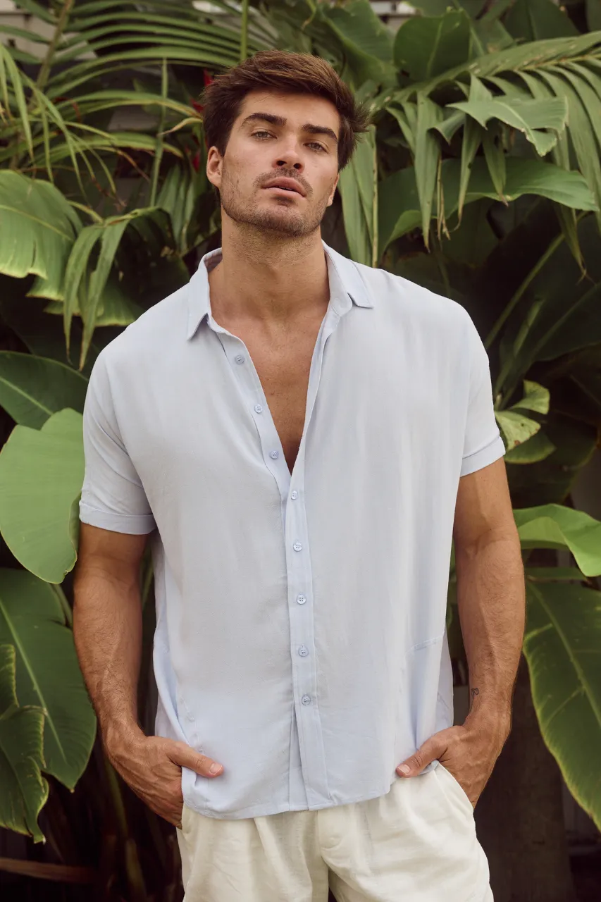 PERRY SHIRT - SKY sold by Runaway The Label