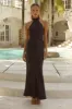 BRIGITTE MAXI DRESS - BLACK sold by Runaway The Label