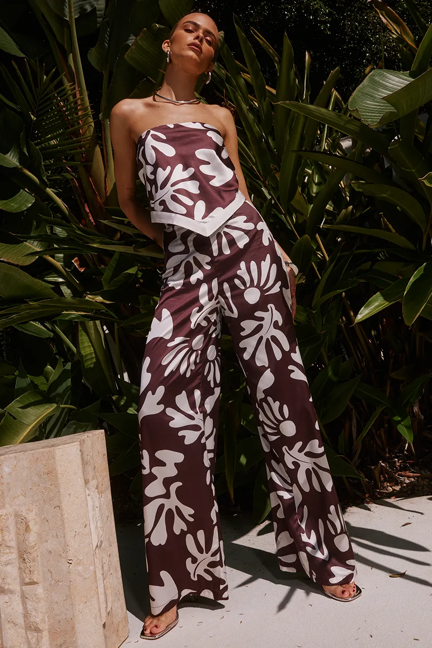AVIANNA PANT - CHOCOLATE BOTANICA sold by Runaway The Label