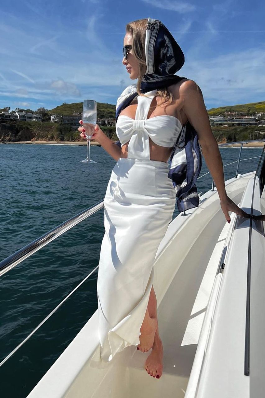 DANI MIDI DRESS - WHITE sold by Runaway The Label product image thumbnail 4