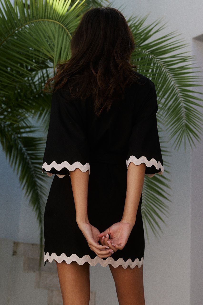 HARRY MINI DRESS - BLACK sold by Runaway The Label product image thumbnail 2