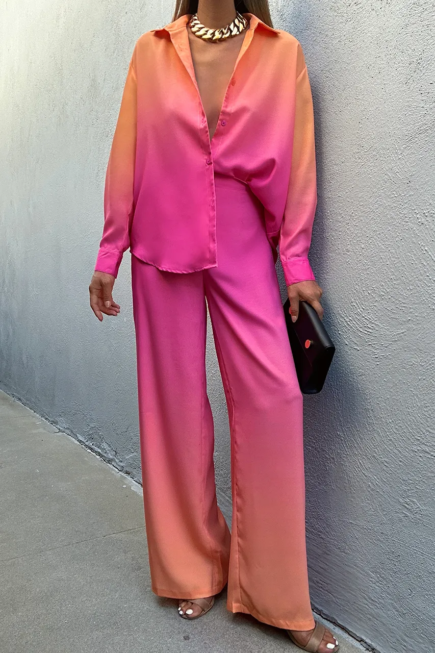 SUELA SHIRT - PINK/ORANGE sold by Runaway The Label product image thumbnail 4