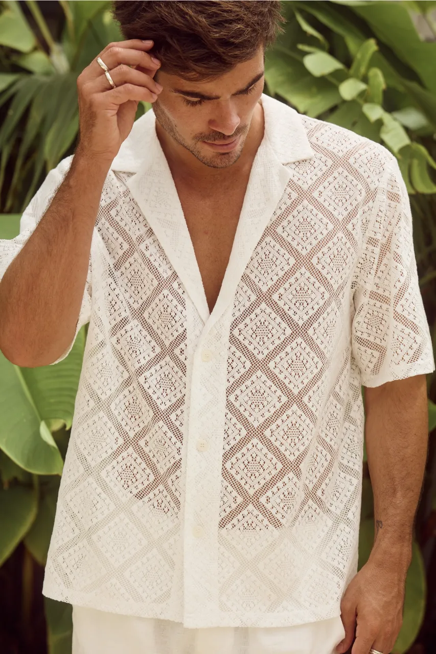 TULUM SHIRT - IVORY sold by Runaway The Label product image thumbnail 4