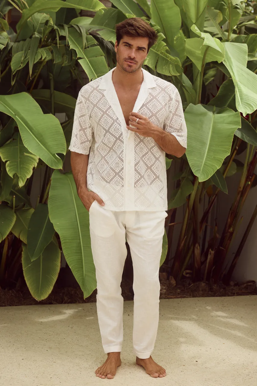 TULUM SHIRT - IVORY sold by Runaway The Label product image thumbnail 3