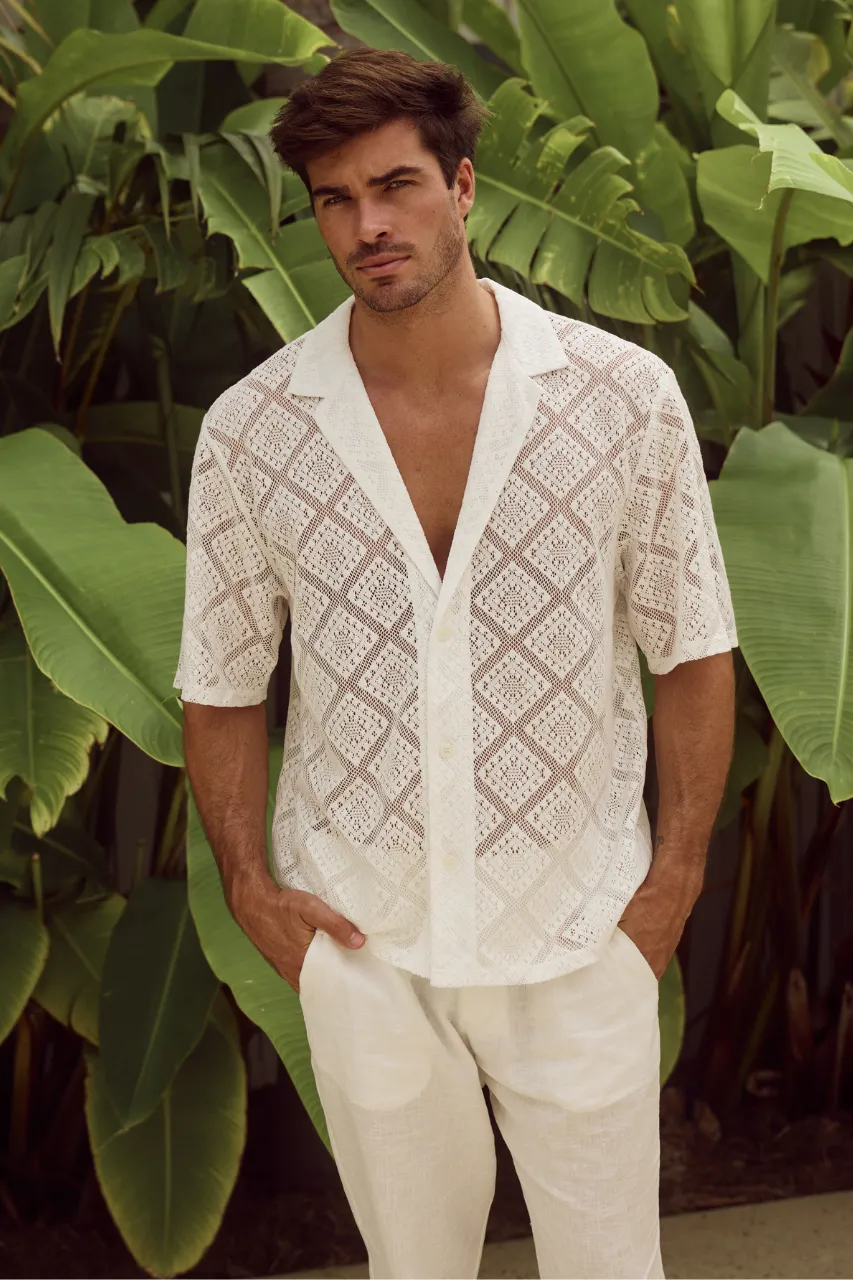 TULUM SHIRT - IVORY sold by Runaway The Label