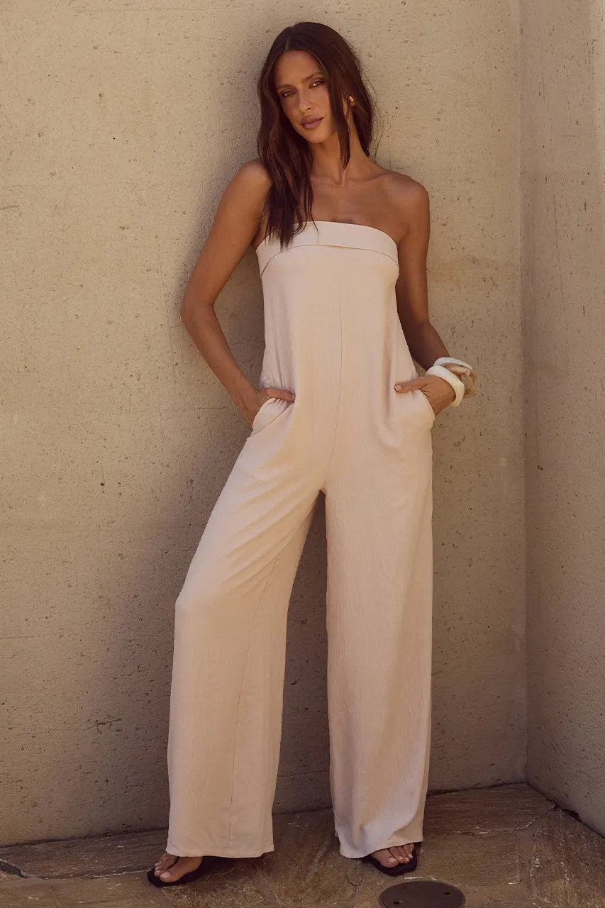 MIRELLA JUMPSUIT - WHITE sold by Runaway The Label