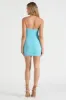 THE MESH MINI DRESS - AQUA sold by Runaway The Label