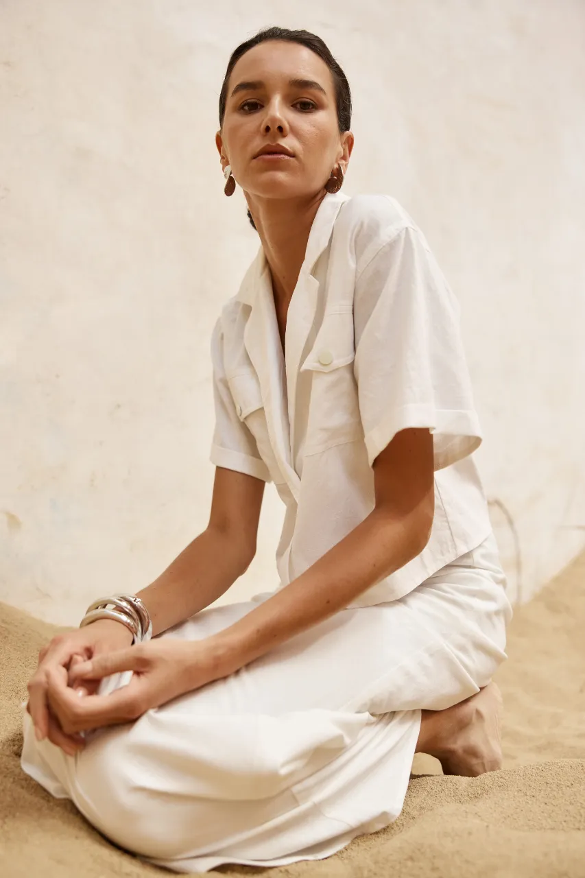 VERONA MAXI SKIRT - WHITE sold by Runaway The Label product image thumbnail 4