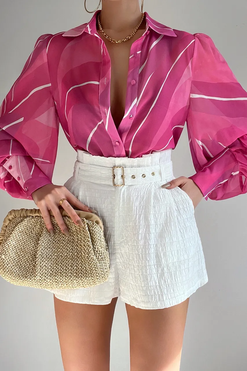 Fleetwood Blouse - Pink Rowena sold by Runaway The Label