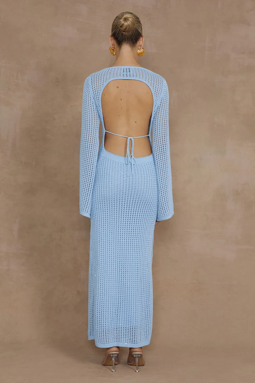 TASHANI MIDI DRESS - LIGHT BLUE sold by Runaway The Label product image thumbnail 2
