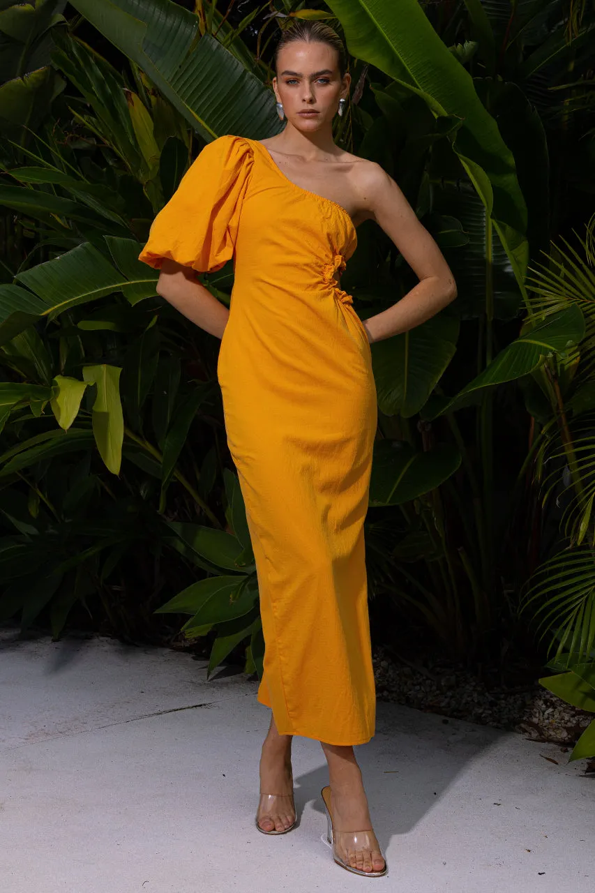 SIDONIE MIDI DRESS - MANGO sold by Runaway The Label