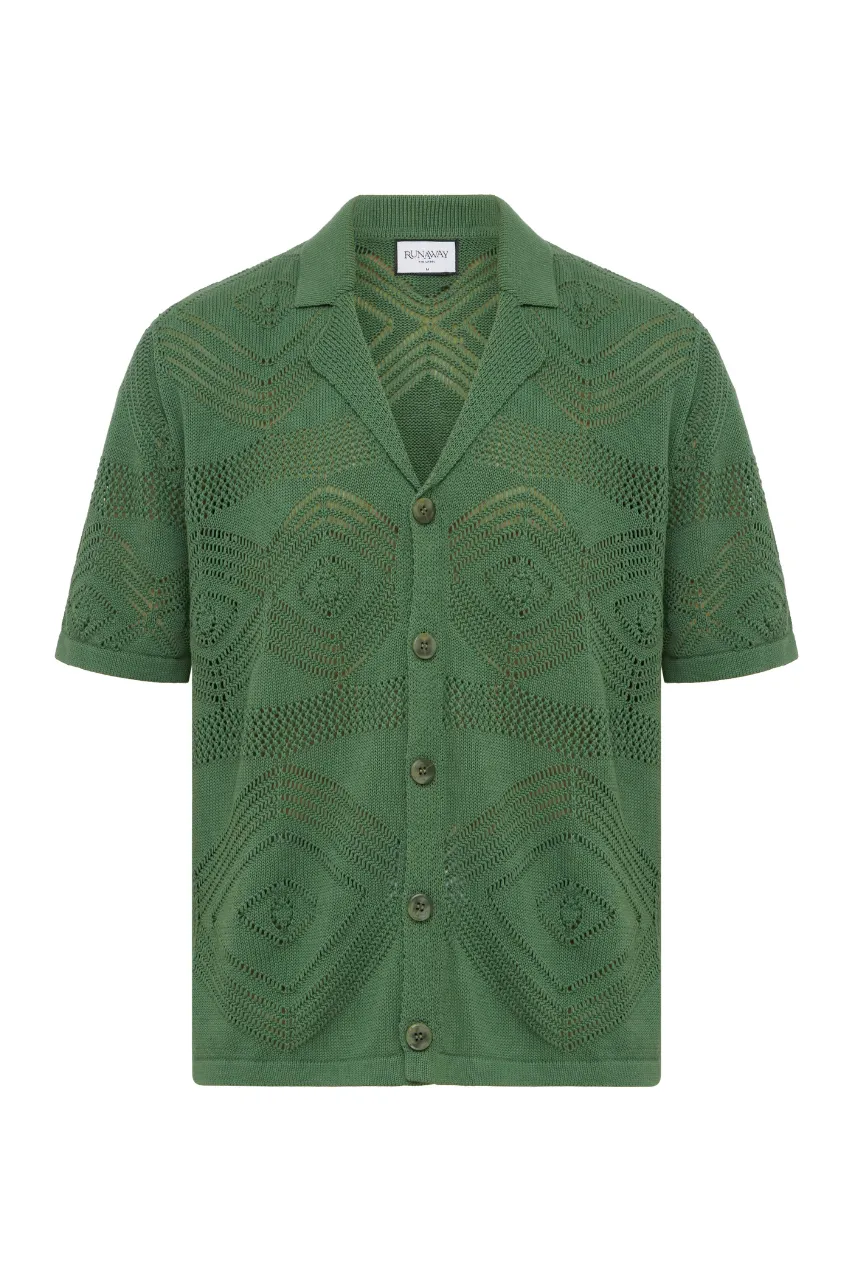 LIAM SHIRT - KHAKI sold by Runaway The Label product image thumbnail 4