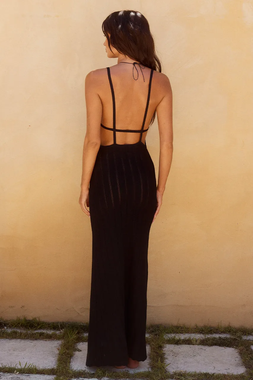 ALBIE MAXI DRESS - BLACK sold by Runaway The Label product image thumbnail 2