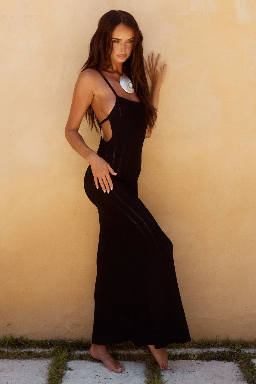 ALBIE MAXI DRESS - BLACK sold by Runaway The Label product image thumbnail 4