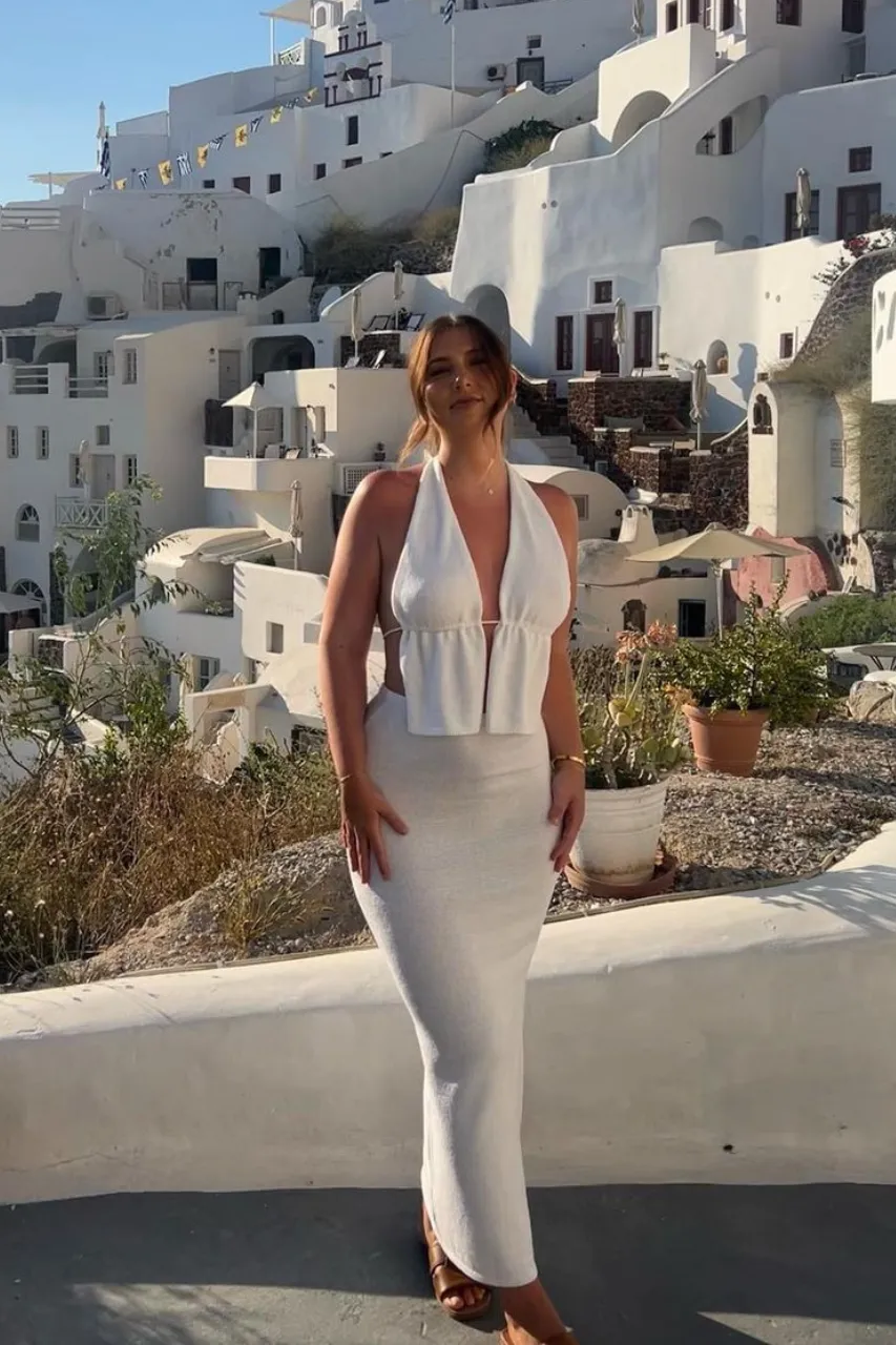 MINA MAXI SKIRT - WHITE sold by Runaway The Label product image thumbnail 5