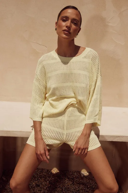 SAMIA TOP - LEMON sold by Runaway The Label